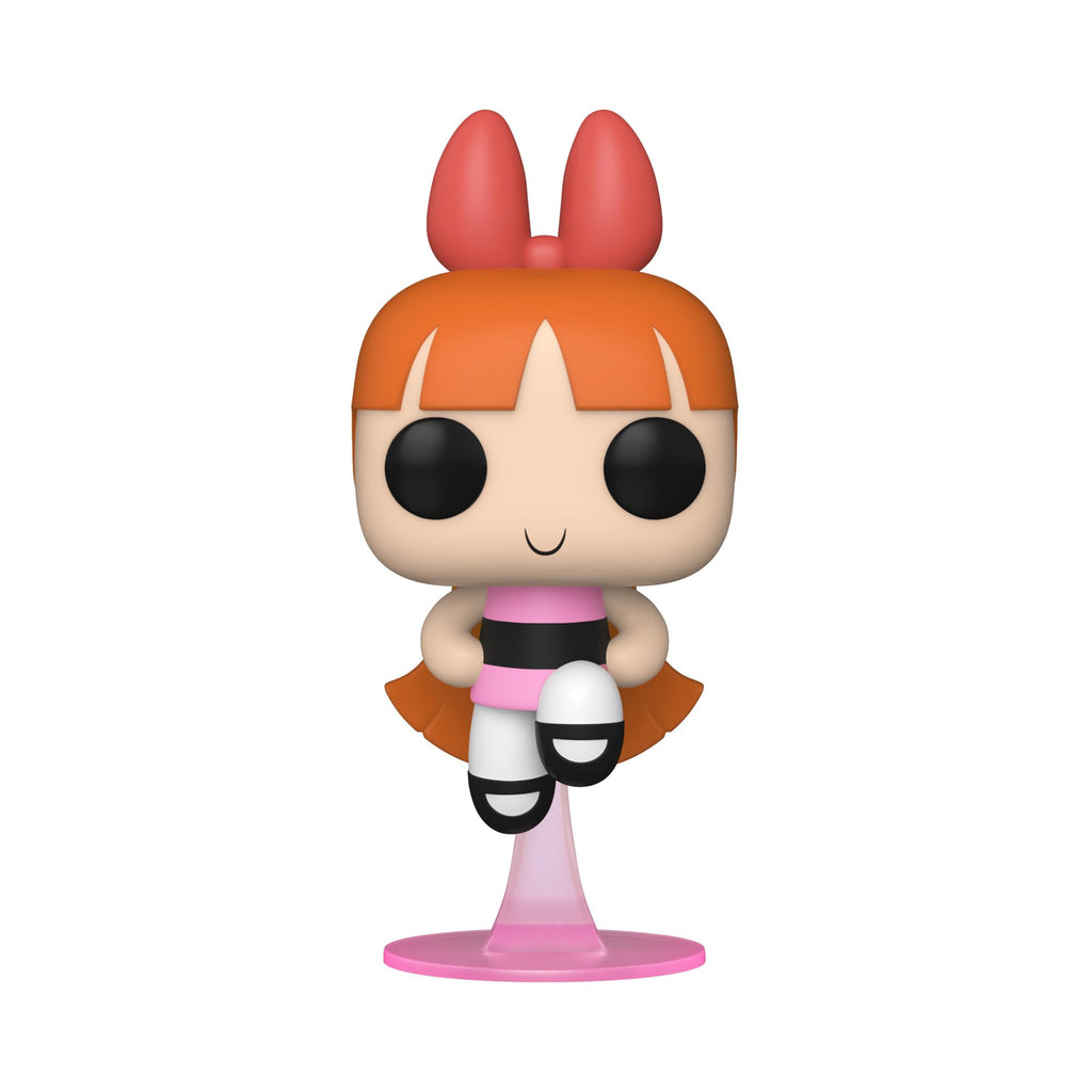 Premium imported Funko POP! figure of Blossom from Powerpuff Girls, featuring her signature pink dress and bow.