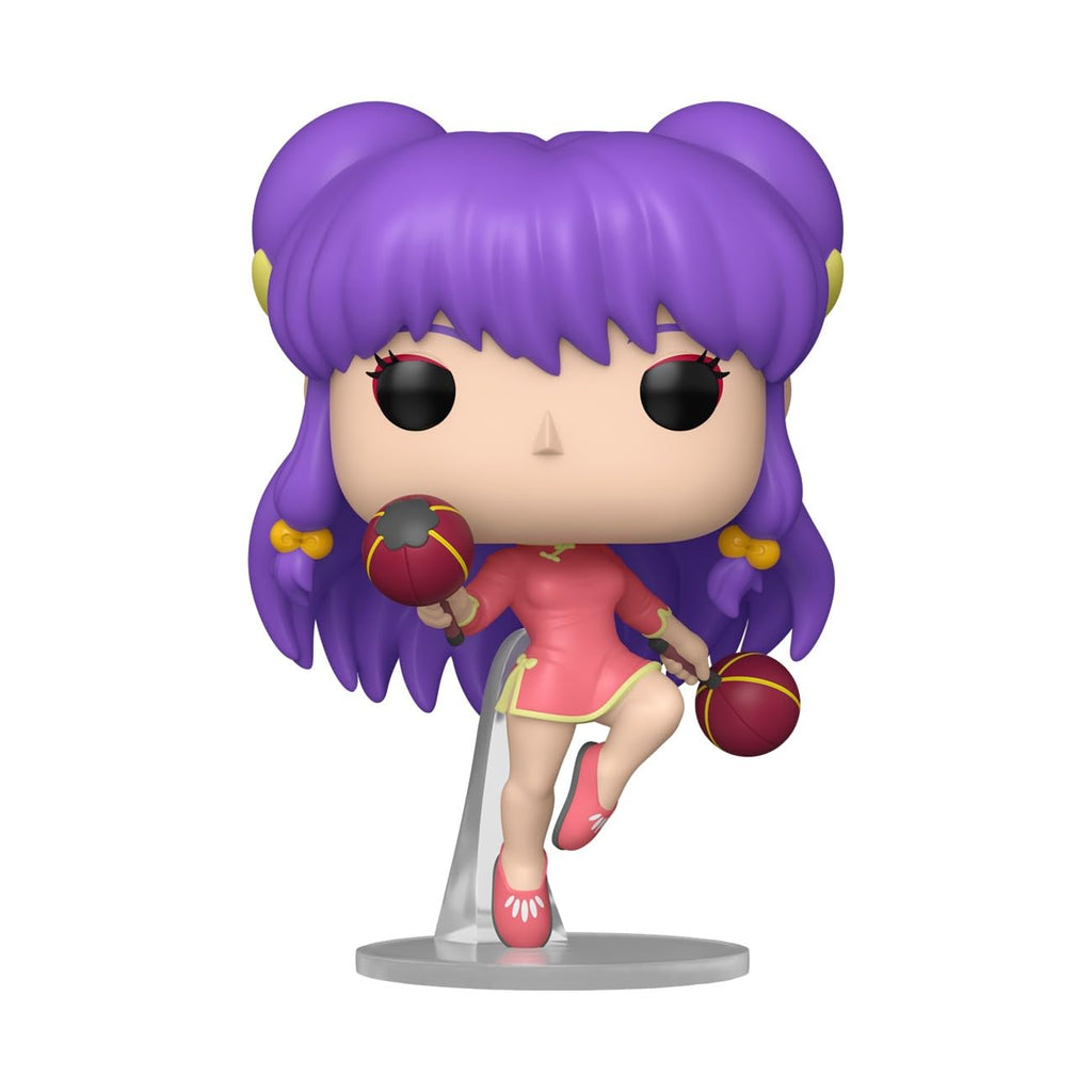 This Funko POP! features Shampo from Ranma 1/2 holding two objects, perfect for collectors. Order online now!