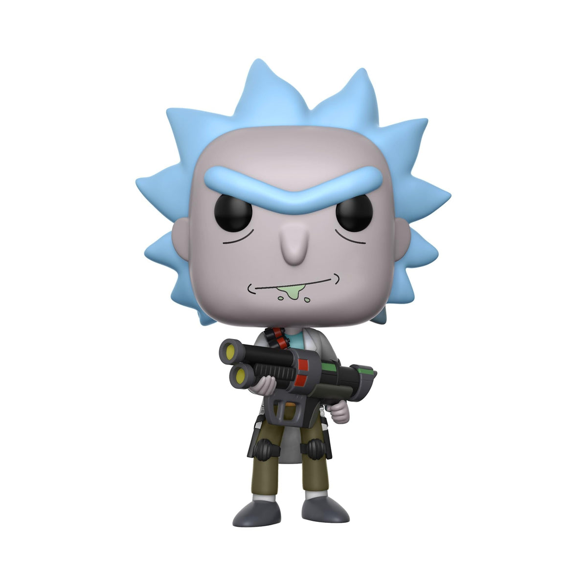 Funko POP Rick from Rick and Morty with a weapon, available for online order in India. Get yours today!