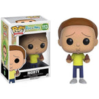 Imported Funko POP of Morty from Rick & Morty, featuring his signature anxious expression and iconic yellow shirt.