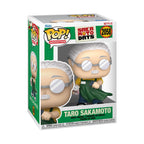 100% genuine Funko POP! of Taro Sakamoto from Animation: Sakamoto Days, featuring a vinyl figurine in colorful packaging.