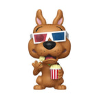 Order the Funko POP! Scooby Doo figure, featuring Scooby with popcorn and 3D glasses. Available online now!