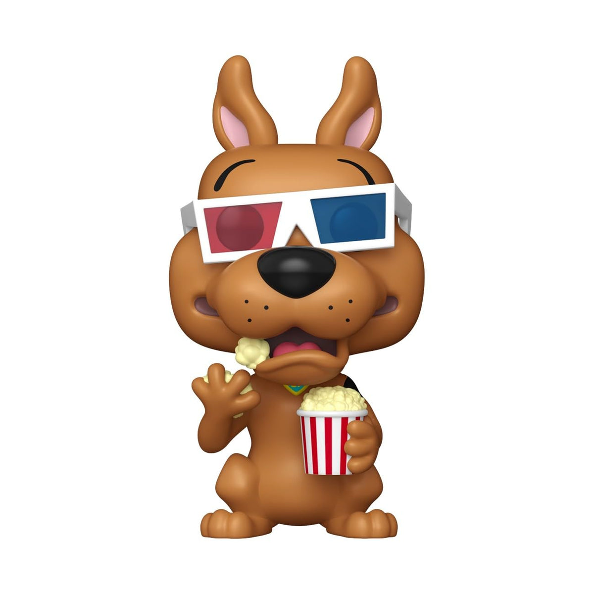 Order the Funko POP! Scooby Doo figure, featuring Scooby with popcorn and 3D glasses. Available online now!