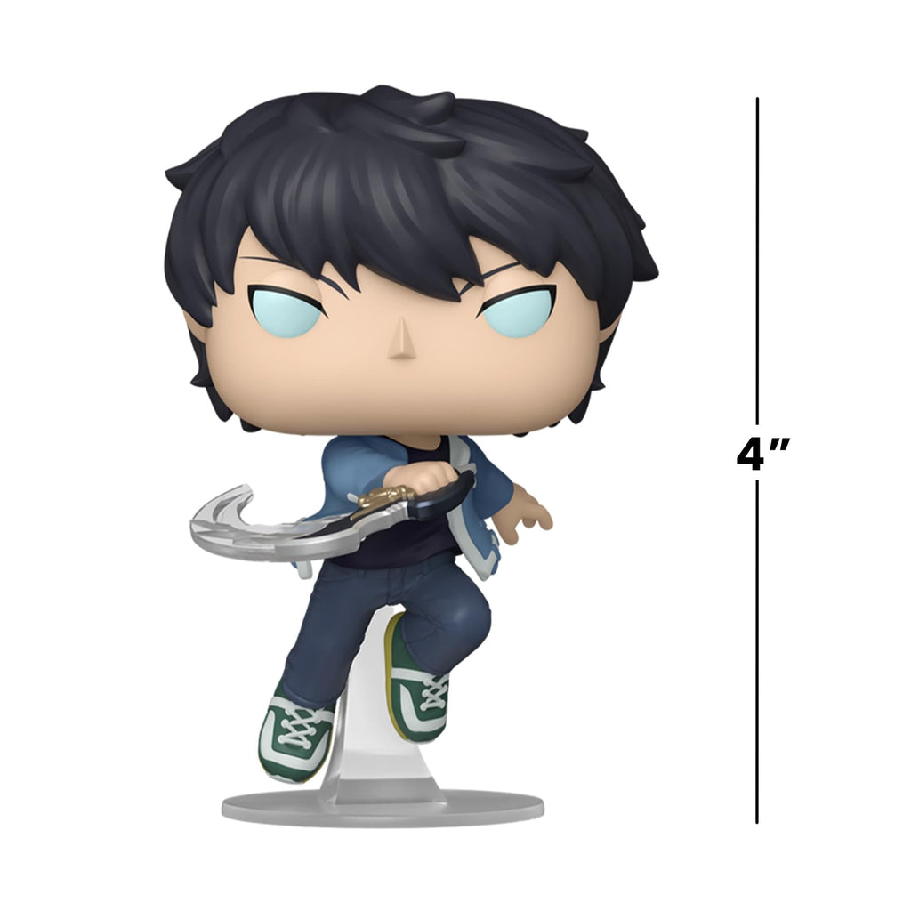 Premium imported Funko POP! figure of Su from Solo Leveling, featured with a signature weapon and dynamic pose. Stands 4 inches tall.