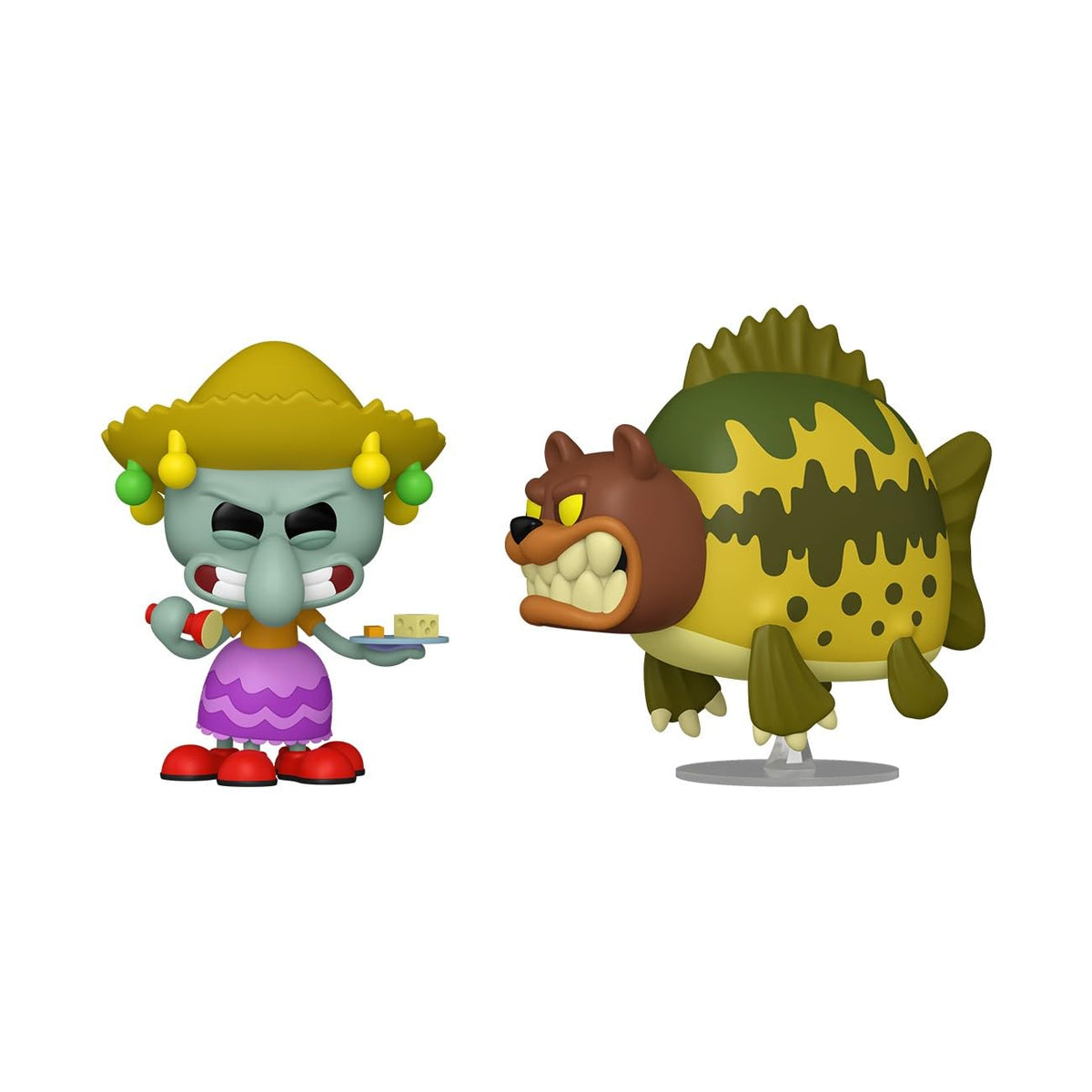Funko POP! features Squidward in a sombrero and a fierce fish. Available for order online in India!