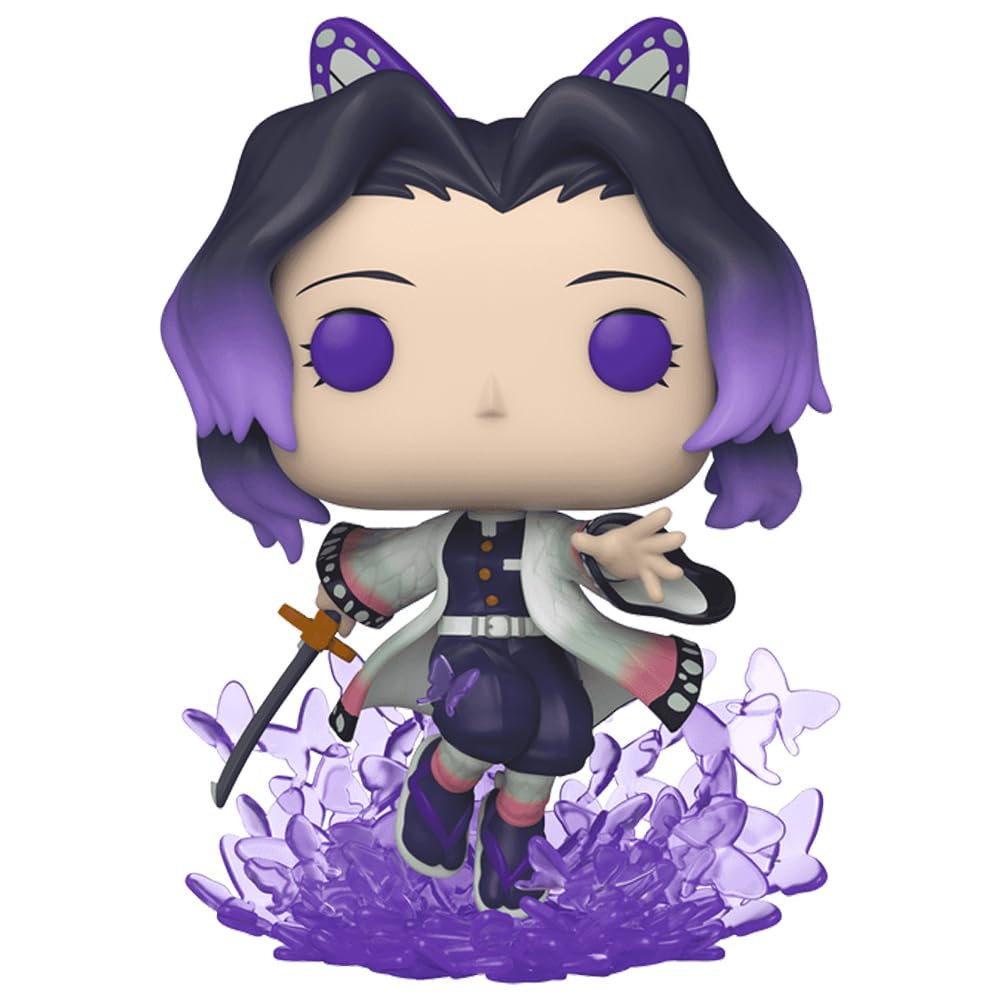 Collectible Funko POP of Naruto's Tobi in a dynamic pose, featuring butterfly details and a sword. Verified by CuratCart.