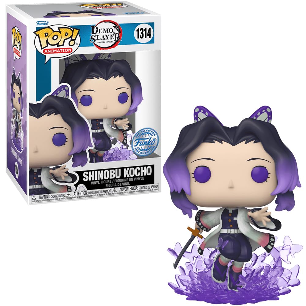 Premium imported Funko POP from Demon Slayer features Shinobu Kocho with vibrant colors and detailed design.