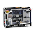 This Funko POP! Bitty Box features authentic Star Wars Dart with iconic Death Star design, perfect for collectors.