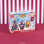 Marvel Funko Pop! Bitty Countdown Calendar for March features Spider-Man and Iron Man. Verified by CuratCart for trust.