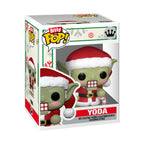 Premium imported Funko Pop! Bitty Countdown Calendar features Yoda in a Santa outfit, perfect for holiday cheer.