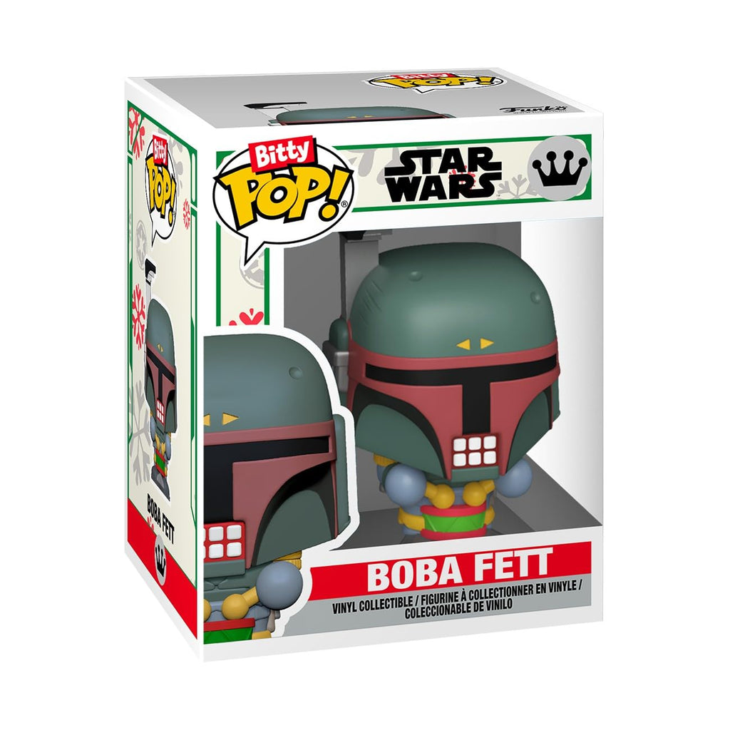 Get your Funko Pop! Bitty Countdown Calendar featuring Boba Fett. Available online, order now for a unique collectible!