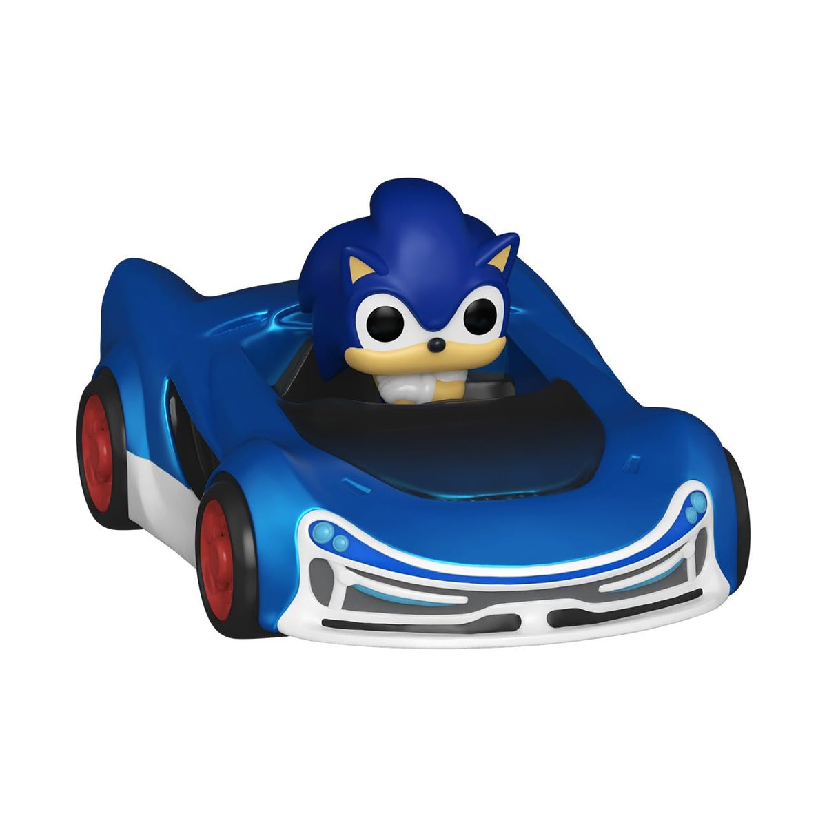 Available now! Funko Pop! Bitty Ride features Sonic the Hedgehog in a blue racing car. Order online today!