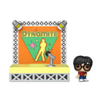 Funko Pop! Bitty Stages BTS Dynamite features a vibrant stage with a figurine. Verified by CuratCart for authenticity.