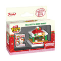 100% Genuine Funko Pop! Bitty Town set featuring Hello Kitty and Merry Market. Perfect for collectors and fans alike!