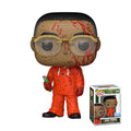 100% genuine Funko Pop! figure of Gus Fring from Breaking Bad, featuring bloody details and vibrant colors.