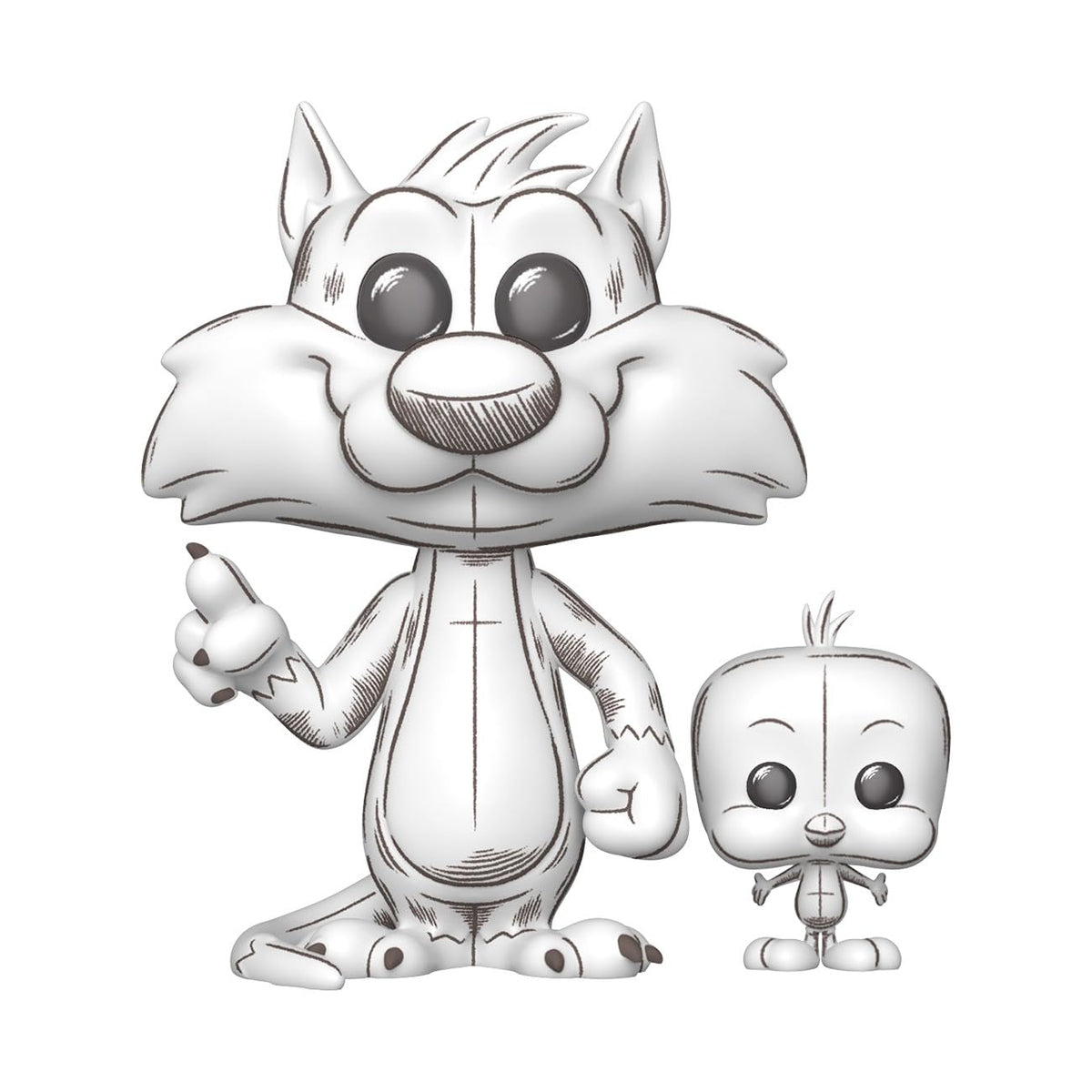 Collectible Funko POP! figures of Sylvester the Cat and Tweety Bird. Available online in India. Order now!