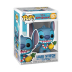 100% genuine Funko POP! vinyl figure of Luau Stitch holding a pineapple, perfect for Disney collectors and fans.