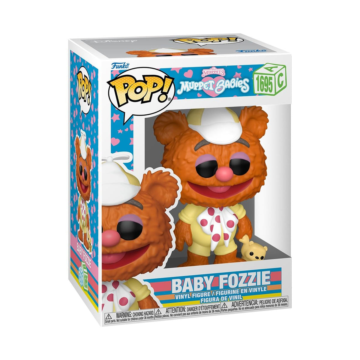 100% Genuine Baby Fozzie Funko POP! from Disney's Muppet Babies (1984), featuring vibrant colors and cute design.