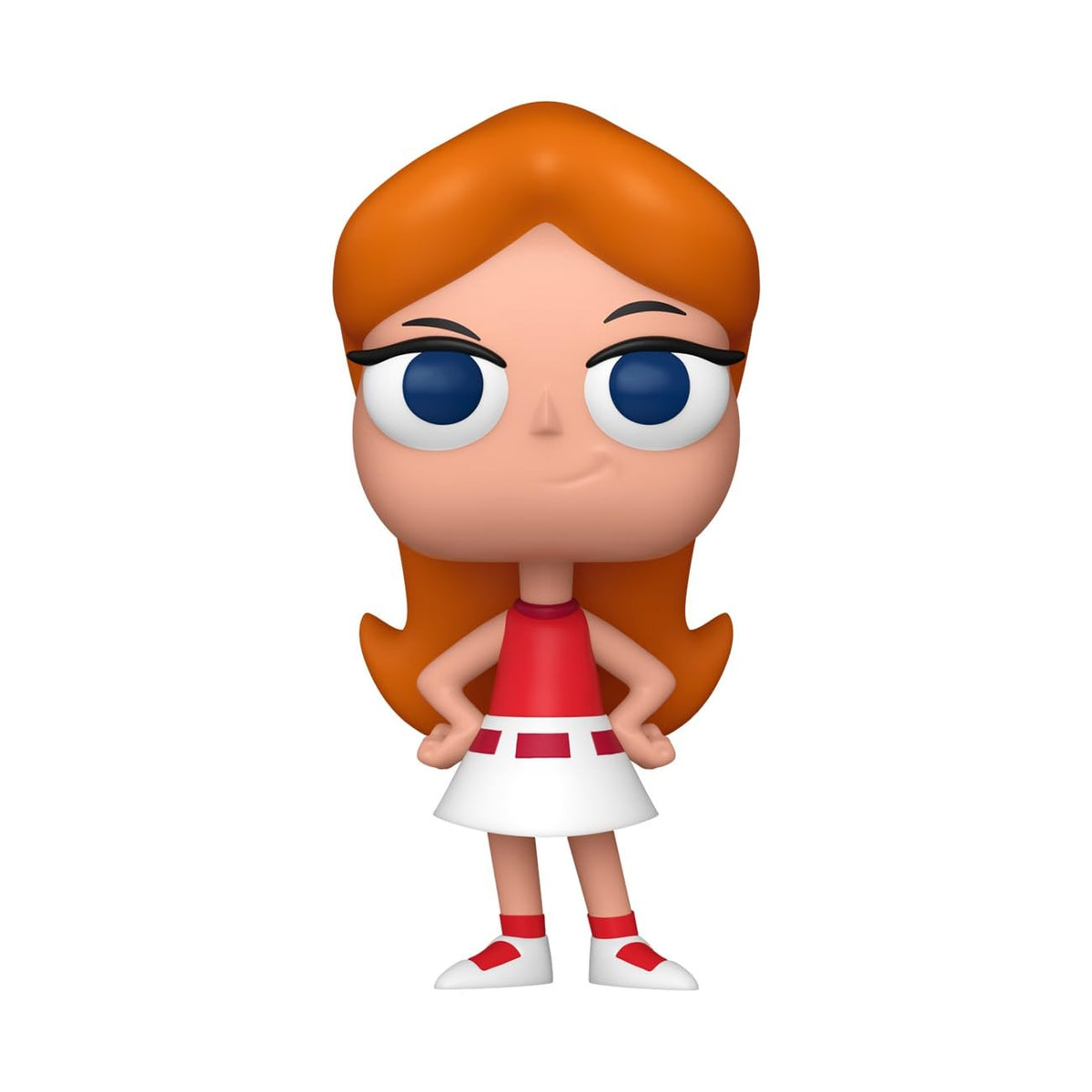 Phineas and Ferb Funko POP! character, featuring a girl with orange hair and a confident pose. Available to order online.