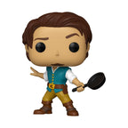 Premium imported Funko Pop! figure of Flynn Rider from Disney's Tangled, featuring signature details and a frying pan.