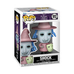 Authentic Funko Pop! figure of Shock from Disney's The Nightmare Before Christmas, in a colorful box packaging.