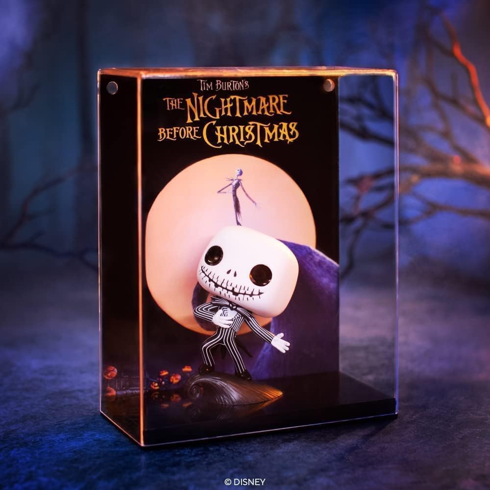 Official Funko Pop! figure of Jack Skellington from Disney's The Nightmare Before Christmas in original packaging.