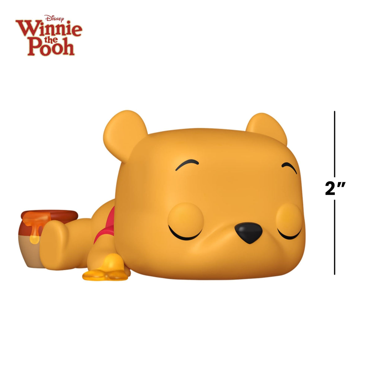 Premium imported Funko Pop! features a cute Winnie the Pooh figure lying by a honey pot, perfect for collectors.