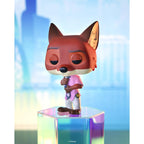 Premium imported Funko Pop! featuring Nick Wilde from Disney's Zootopia 2, standing on a colorful base.