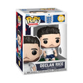 100% genuine Funko POP! vinyl figure of Declan Rice, dressed in England football kit, boxed and collectible.