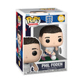 Authentic Funko POP! figure of Phil Foden in England football kit, complete with a soccer ball. A must-have for fans!