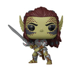 Available in India, this Lae' Funko POP! figure from Baldur's Gate 3 features detailed armor and a sword. Order online!