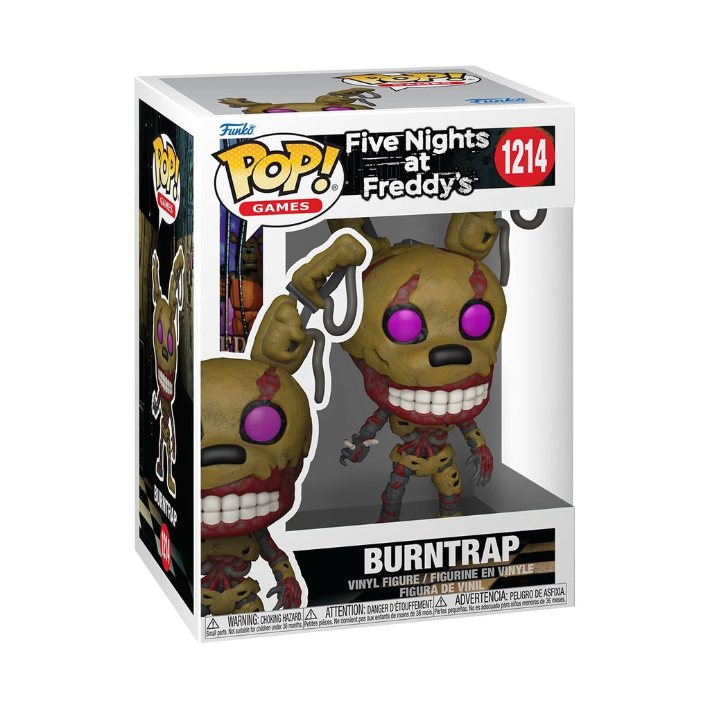 Authentic Funko POP! Games Burntrap vinyl figure from Five Nights at Freddy's. Perfect for collectors and fans!