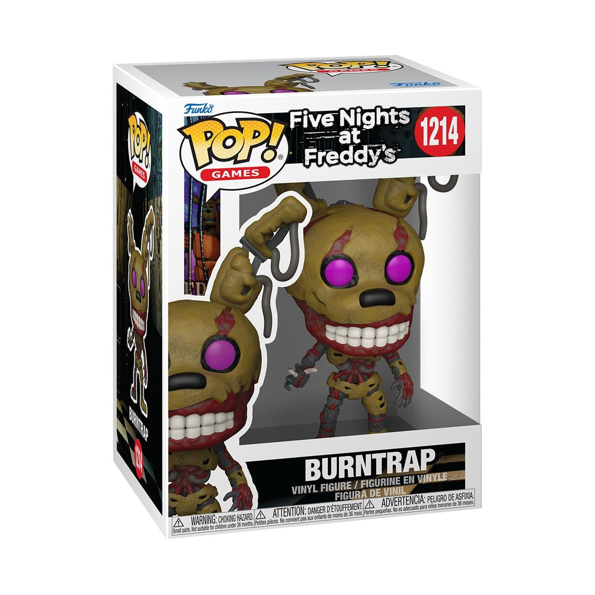 Authentic Funko POP! Games Burntrap vinyl figure from Five Nights at Freddy's. Perfect for collectors and fans!