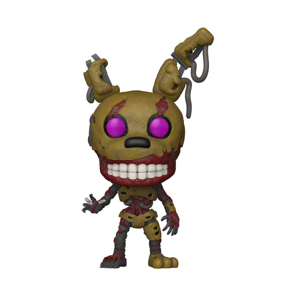 Collectible Funko POP! figure from Five Nights at Freddy's, featuring a spooky animatronic character with robotic details.