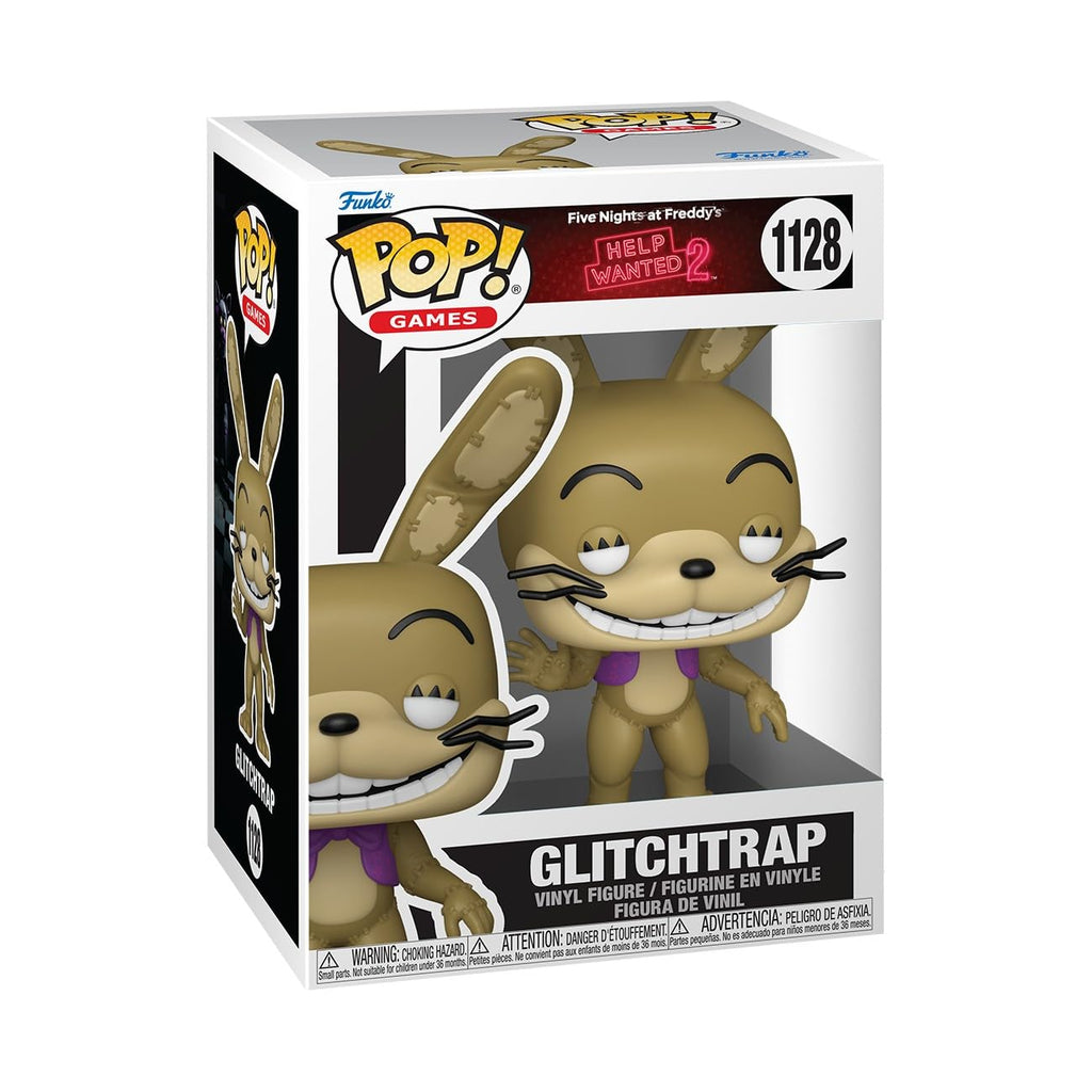 Authentic Funko POP! Games Glitchtrap vinyl figure from Five Nights at Freddy's. Perfect for collectors and fans!