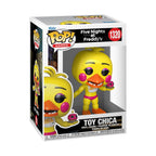 100% genuine Funko Pop! figure of Toy Chica from Five Nights At Freddy's, featuring bright colors and fun detailing.