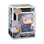 Authentic Funko POP! figure of K/DA Evelynn from League of Legends, featuring vibrant colors and unique details.