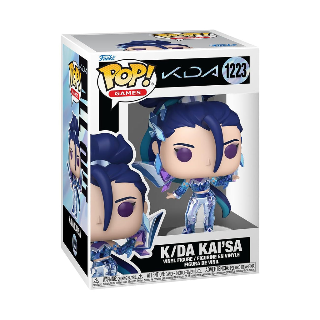 100% Genuine Funko POP! Games figure of K/DA Kai'Sa from League of Legends. Vinyl collectible, stylishly designed!