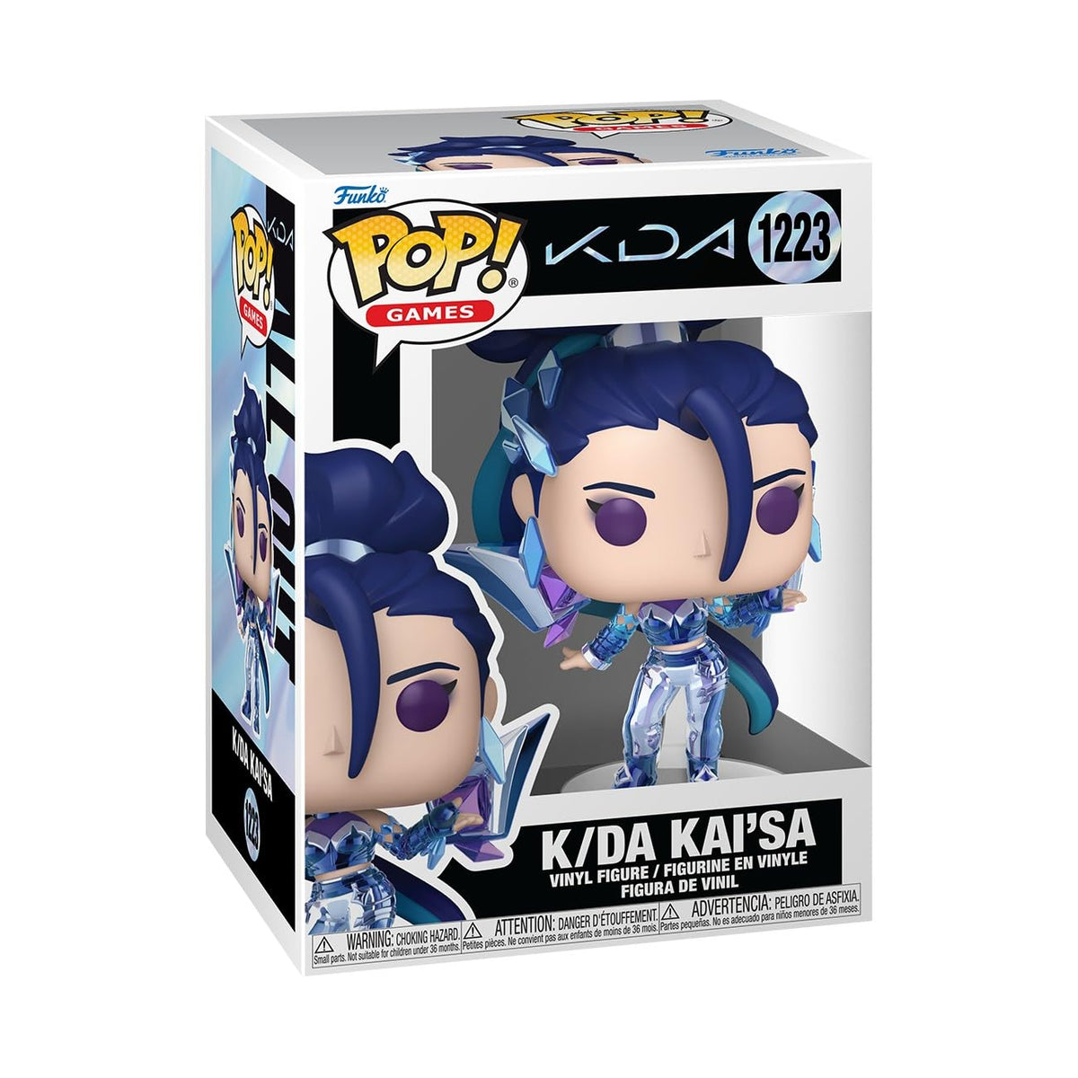 100% Genuine Funko POP! Games figure of K/DA Kai'Sa from League of Legends. Vinyl collectible, stylishly designed!
