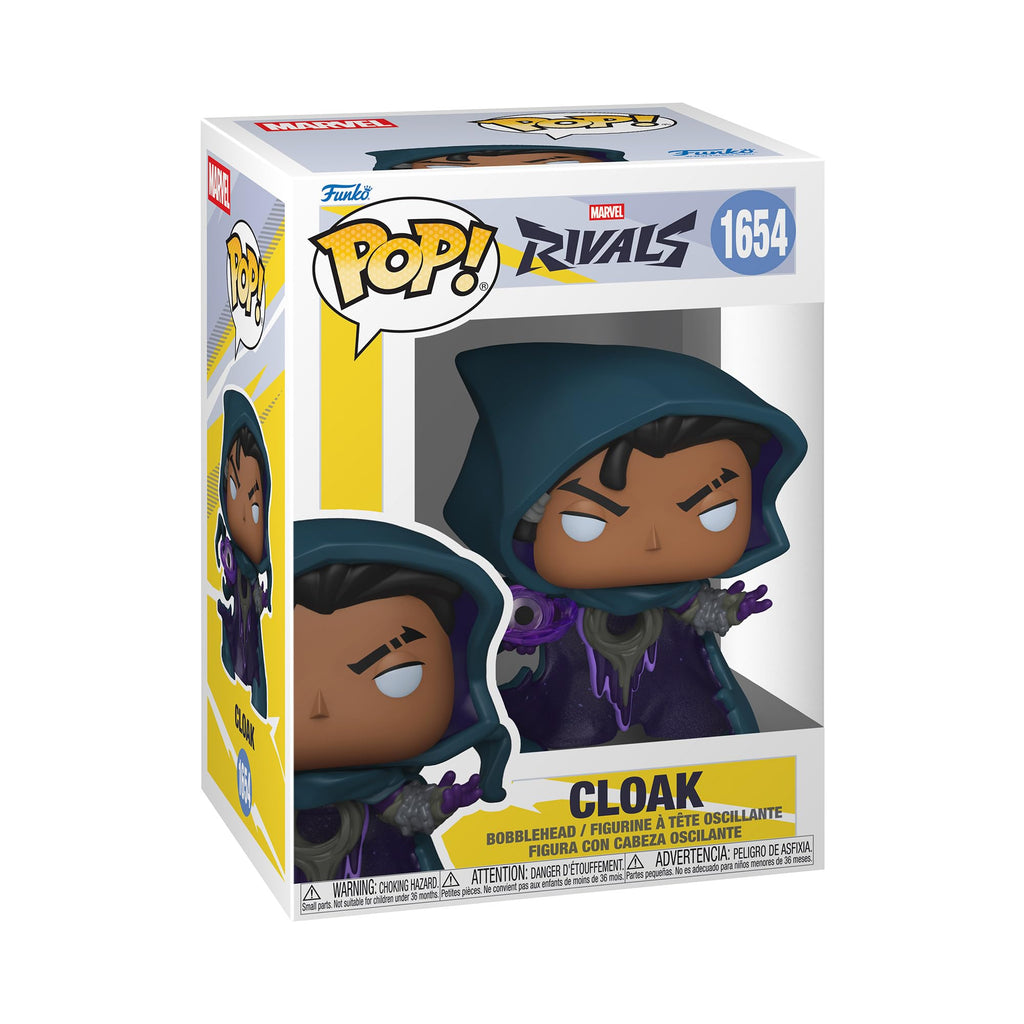 100% genuine Funko POP! Marvel Rivals figure of Cloak. Stylishly designed with vibrant colors and a unique expression.