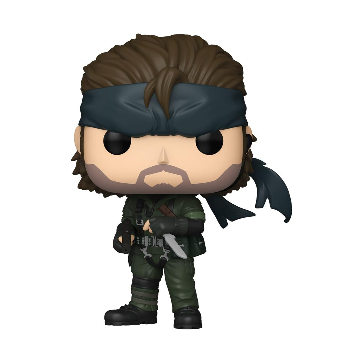 Collectible Funko POP! of Naked Snake from Metal Gear. Ideal for fans and collectors, verified by CuratCart.