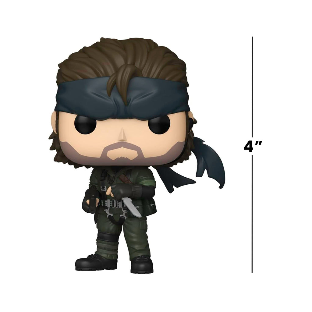 Premium imported Funko POP! figure of Naked Snake from Metal Gear, measuring 4 inches tall. A collector's favorite.