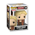 100% Genuine Funko POP! Liquid Snake from Metal Gear Solid. Collectible vinyl figure with iconic design, packaged in a colorful box.