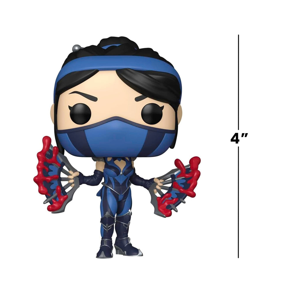 Premium imported Funko POP! of Mortal Kombat 11 character Kit, featuring vibrant details and measuring 4 inches tall.
