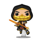 Premium imported Funko POP! of Mortal Kombat 11's Sco, featuring detailed design and vibrant colors.