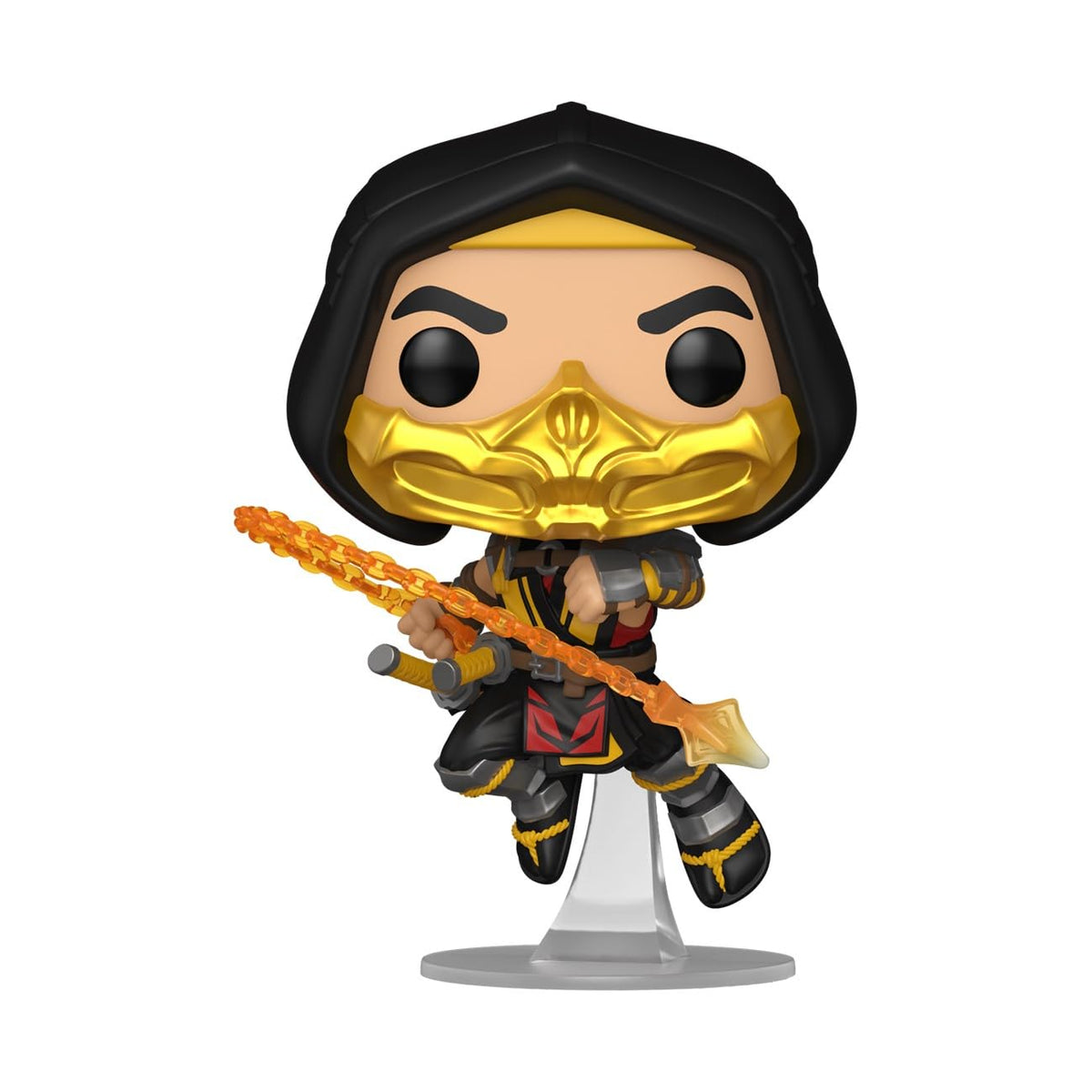 Premium imported Funko POP! of Mortal Kombat 11's Sco, featuring detailed design and vibrant colors.