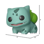 Official Funko POP! of Bulbasaur from Pokemon, featuring vibrant colors and playful design, perfect for collectors.