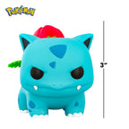 Premium imported Funko POP! figure of Pokemon's Ivysaur, standing 3 inches tall with vibrant colors and detailed features.