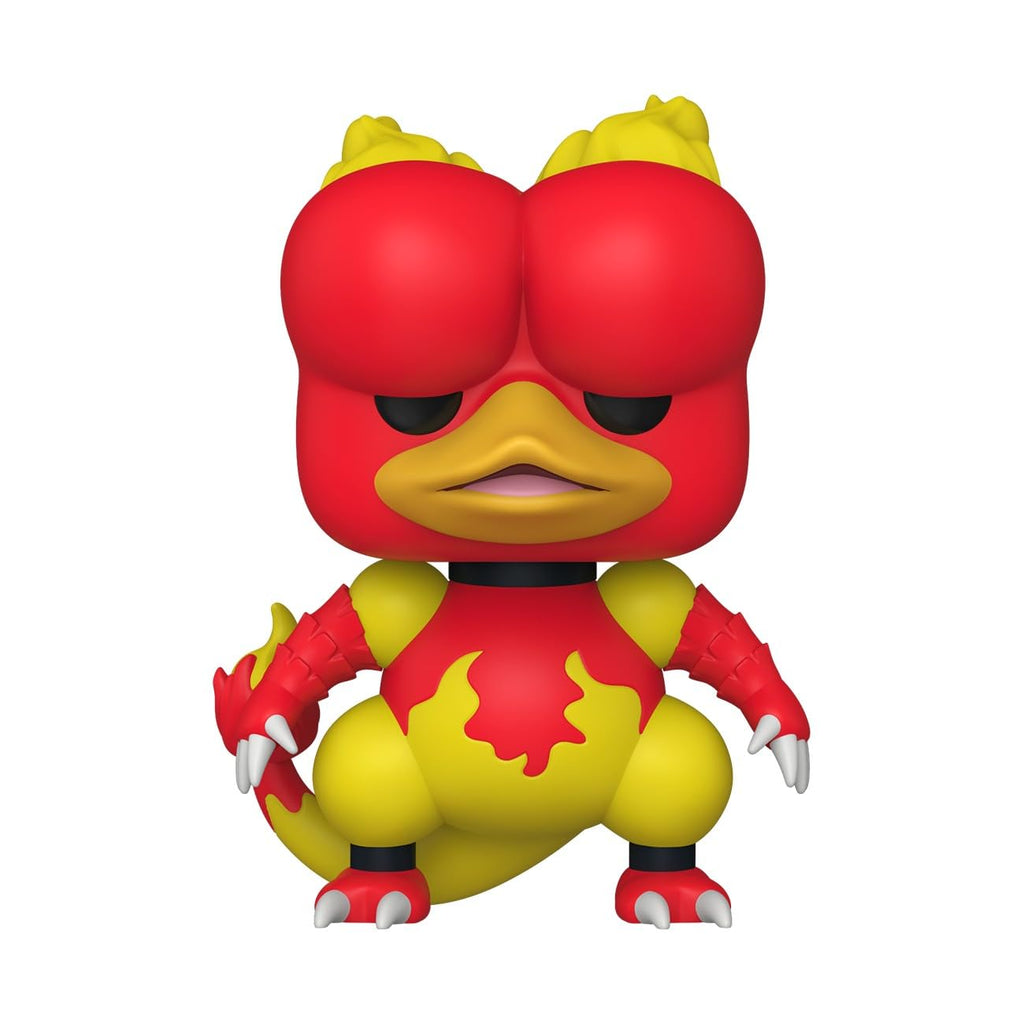 Collectible Funko POP! figure of Magmar from Pokemon, featuring vibrant colors and iconic design. Verified by CuratCart.