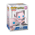 100% genuine Funko Pop! Games Mew collectible vinyl figure. Features Mew in pink with blue accents, boxed for display.